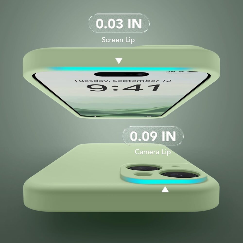 Matcha Protective Phone Case for iPhone 15 | Magnetic, Compatible with MagSafe, Screen Protector, Full Camera Protection, Silicone, Shockproof, Anti-Scratch, 6.1" - Image 6