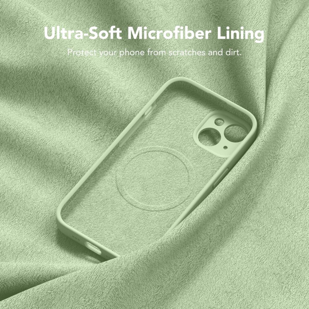 Matcha Protective Phone Case for iPhone 15 | Magnetic, Compatible with MagSafe, Screen Protector, Full Camera Protection, Silicone, Shockproof, Anti-Scratch, 6.1" - Image 7