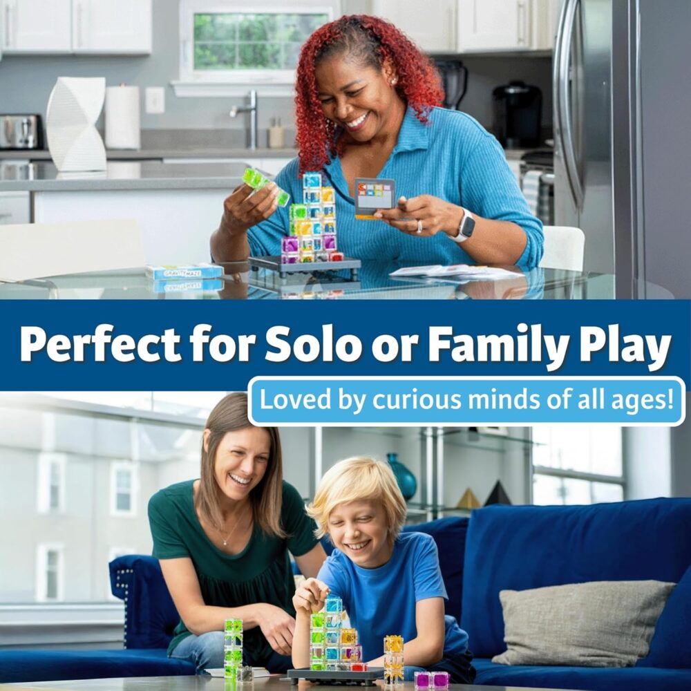 ThinkFun Gravity Maze - Falling Marble Logic Game - Challenging STEM Toy for Kids 8-12 - Gravity Marble Maze - Brain-Building Fun - Educational Gift - Boosts Critical Thinking & Problem Solving - Image 5