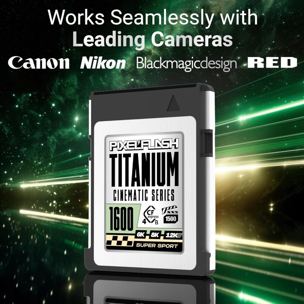 PixelFlash 1.6 TB CFexpress Type B 4.0 Titanium, 3950/3650 MB/s VPG1500, CF Express Memory Card for Photographers & Videographers, Lab Tested, 12K Video 1600 GB Cinematic Series 2025 Model - Image 4