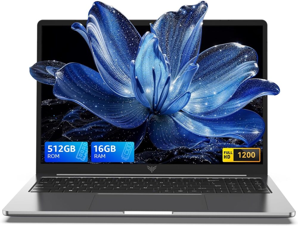 2025 Laptop, Laptop Computer with Quad-Core Processor(Up to 3.6GHz), 16GB DDR4 512GB SSD Laptop, 15.6" IPS 1080P, Metal Shell, USB3.2 - Image 2