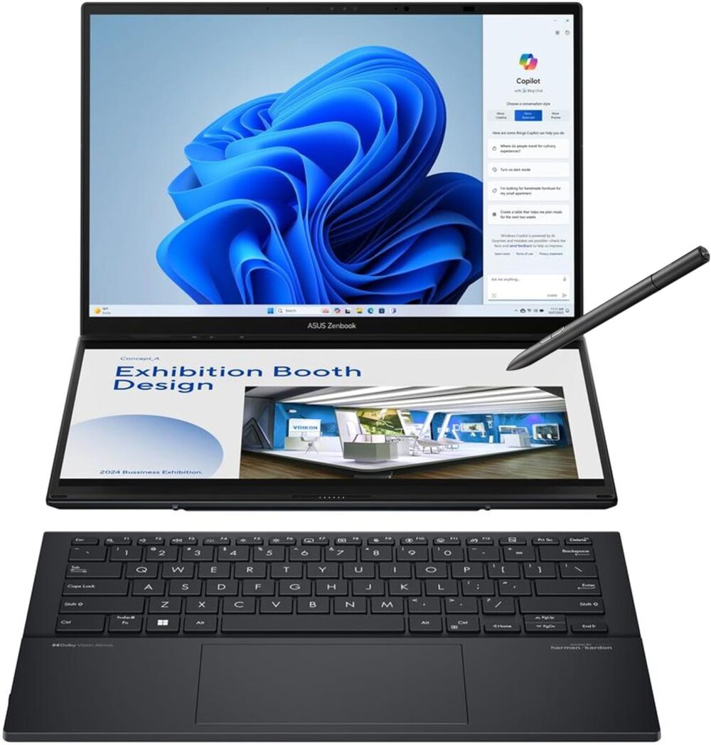 ASUS Zenbook DUO Laptop, Dual 14” OLED 3K 120Hz Touch Display, Evo, Intel Core Ultra 9 285H, Intel Arc Graphics, 32GB RAM, 1TB SSD, Windows 11, UX8406CA-PS99T - Image 2