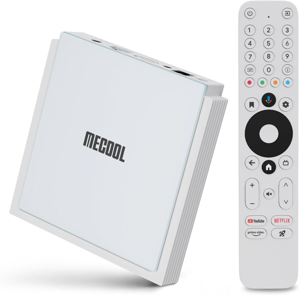 Android TV Box 11.0, MECOOL KM2 Plus Deluxe Smart TV Box 4GB 32GB Certification Netflix Google Assistant Dolby Atmos and Vision, Compatible with AV1 HDR 4K 2.4G 5.0G WiFi6 BT5.0 Amlogic S905X4 - Image 2
