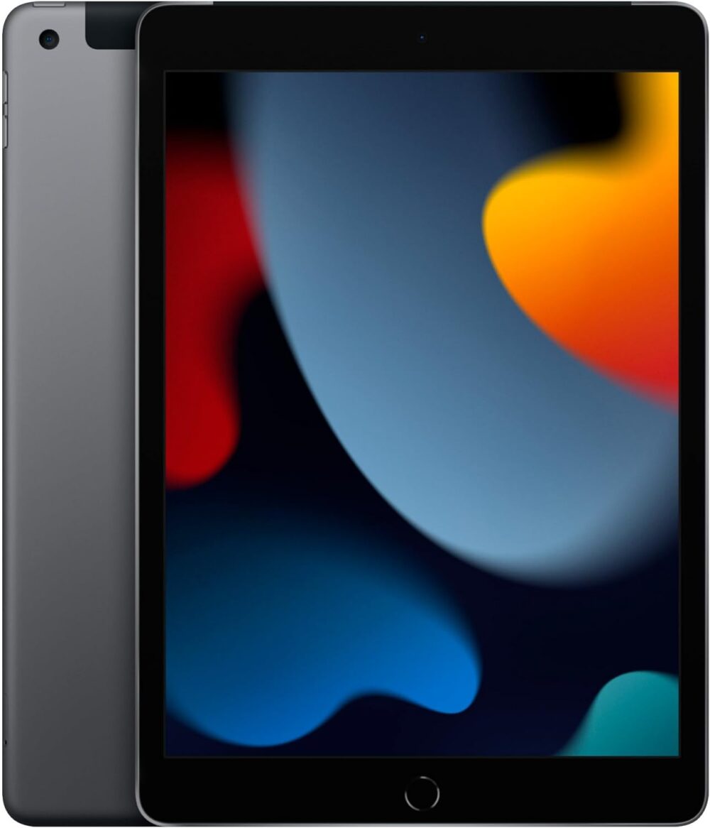 Apple iPad 2021 9th Gen (10.2 inch, Wi-Fi + Cellular, 64GB) Space Gray (Renewed) - Image 2