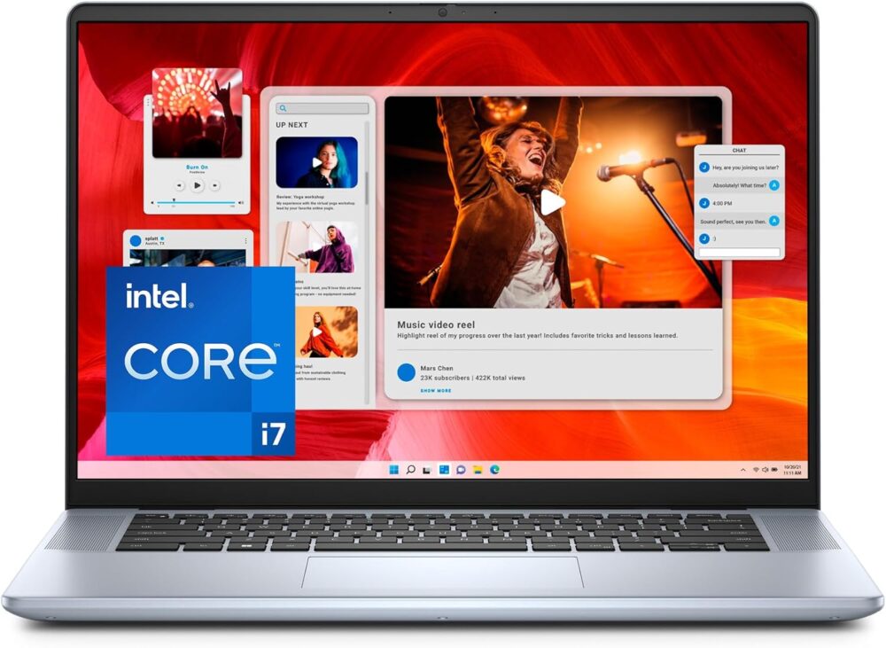 Dell Inspiron 16 Plus 7640 Laptop - 16.0-inch 16:10 2.5K Display, Intel Core i7-13620H Processor, 16GB LPDDR5 RAM, 1TB SSD, Intel UHD Graphics, Windows 11 Home, Onsite & Migrate Service - Ice Blue - Image 2