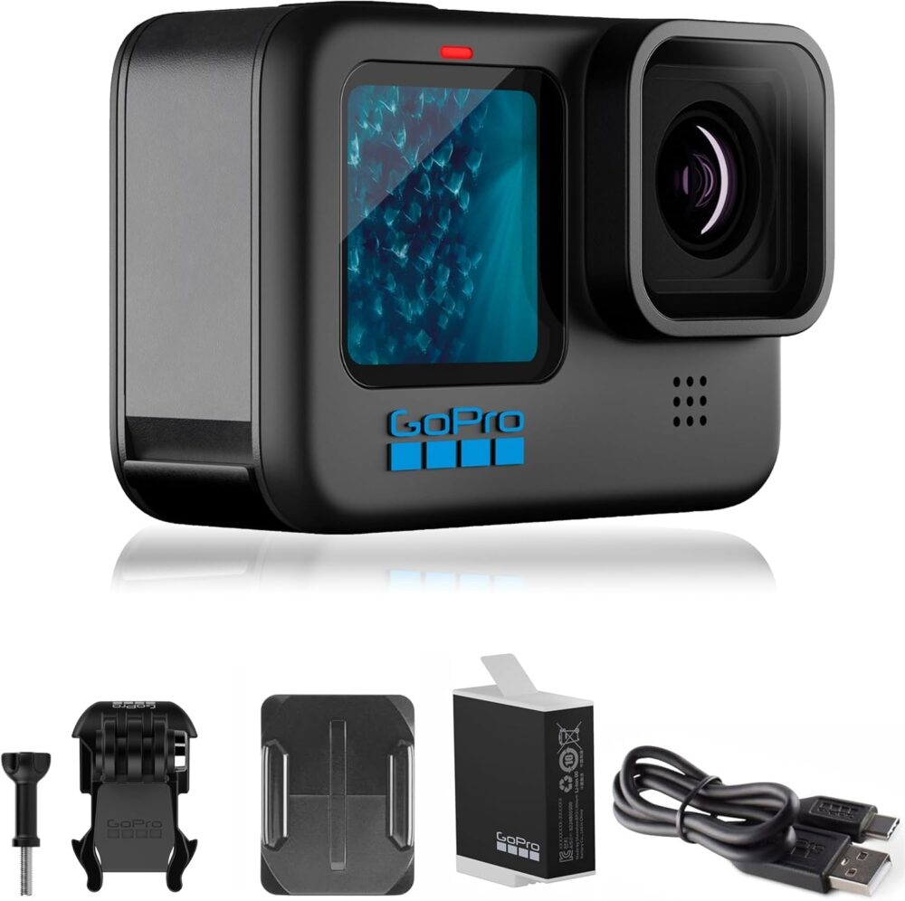 GoPro HERO11 Black – E-Commerce Packaging - Waterproof Action Camera with 5.3K60 Ultra HD Video, 27MP Photos, 1/1.9" Image Sensor, Live Streaming, Webcam, Stabilization - Image 2