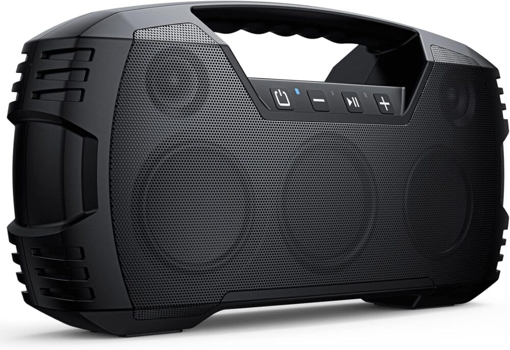 IPX7 Waterproof Bluetooth Speaker, 40W(60 Peak) Portable Wireless Speakers with Subwoofer, 32H Playtime, Stereo Loud Sound, Deep Bass, Bluetooth 5.0 with Handle for Pool, Beach, Outdoor, Gifts - Image 2