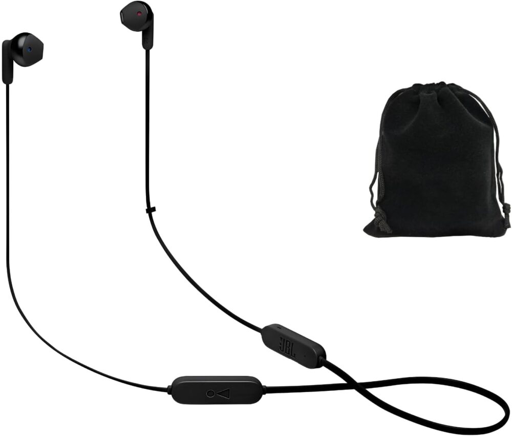 JBL Tune 215BT Wireless Earbud Headphones - Bluetooth 5.0, 16-Hour Battery Life, Pure Bass Sound, Multi-Point Connection, Voice Assistant Support, Tangle-Free, Comfort-Fit Earbuds, Includes Pouch - Image 2