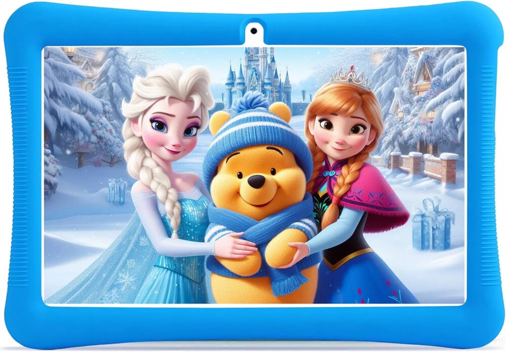 Kids Tablet, 10 inch Android 13 Tablet for Kids with Educational Games, (6+10) GB RAM 128GB ROM, Parental Control, HD IPS, GMS Certified, WiFi, EVA Shockproof Case(Blue) - Image 2