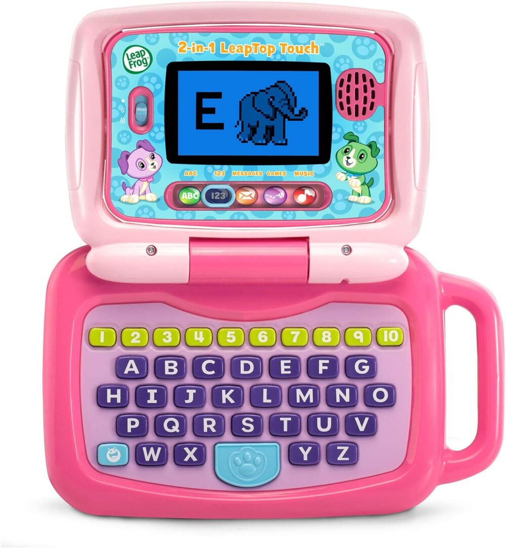 LeapFrog 2-in-1 Leaptop Touch (Frustration Free Packaging), Pink - Image 2