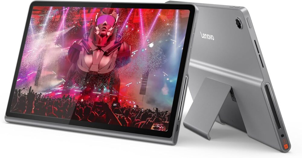 Lenovo Tab Plus - 2024 - Premium Entertainment Tablet - 8 JBL® Speakers - 11.5" 2K LCD Touch Display - 8GB Memory - 128GB Storage - MediaTek™ Helio G99 - Folio Case Included - Luna Grey - Image 2