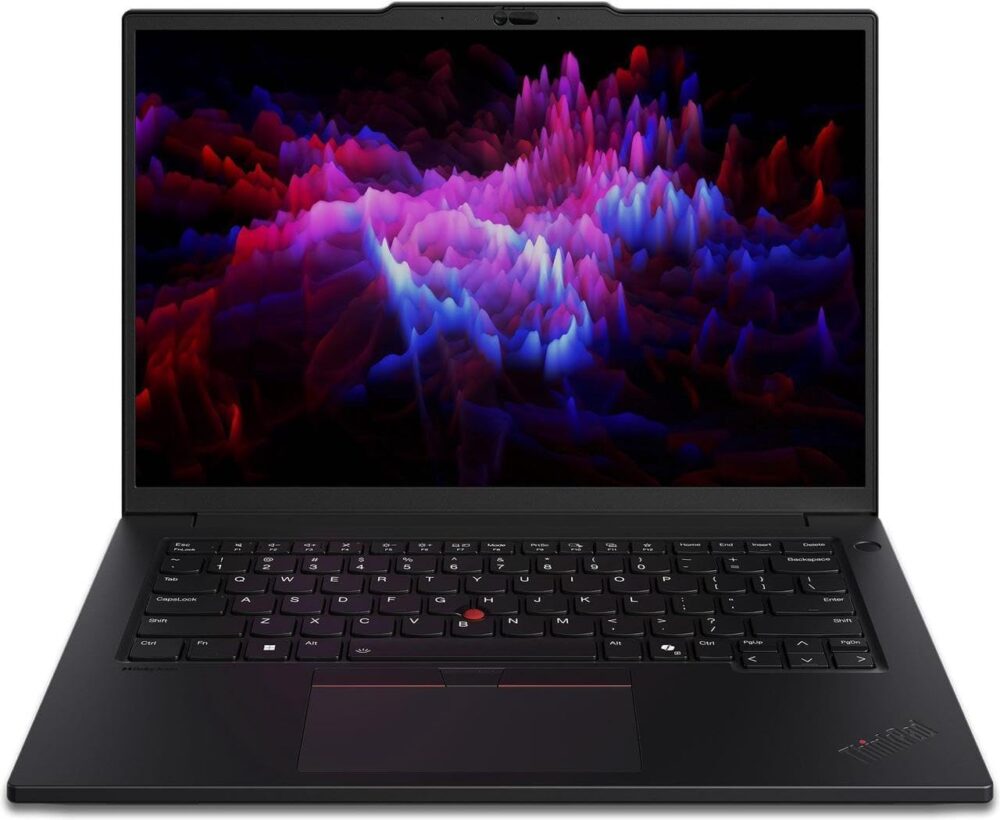 Lenovo ThinkPad P14s Gen 5 Laptop with Intel Core Ultra 7 155H Processor, 14.5 3K, 120Hz, Non-Touch Display, 64GB RAM, 1 TB SSD, NVIDIA RTX 500 Ada, 5MP RGB+IR Cam, FP Reader, and Win 11 Pro - Image 2