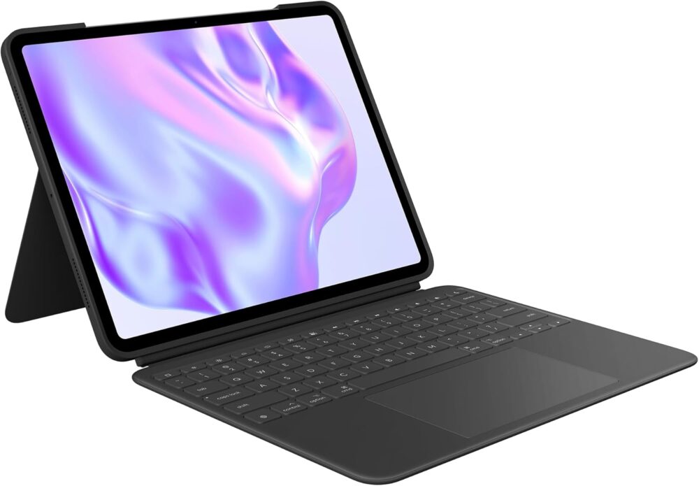 Logitech Combo Touch iPad Pro 13-inch (M4)(2024) Keyboard Case - Detachable Backlit Keyboard for iPad Pro 13, Kickstand, Multi-use Mode - Midnight Black - Image 2
