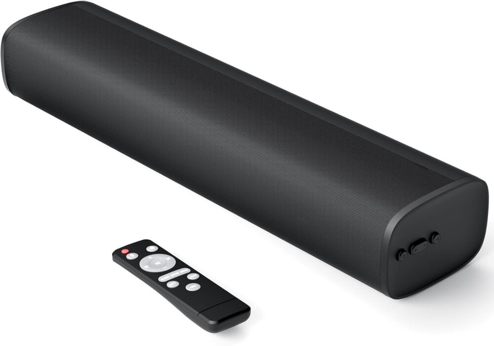 MZEIBO TV Sound Bar, Sound Bars for Smart TV Bluetooth 5.0 Soundbar 50W 17Inch Soundbars with ARC/Optical/AUX Connection Surround for Home Theater Audio TV/PC/Gaming/Projectors - Image 2
