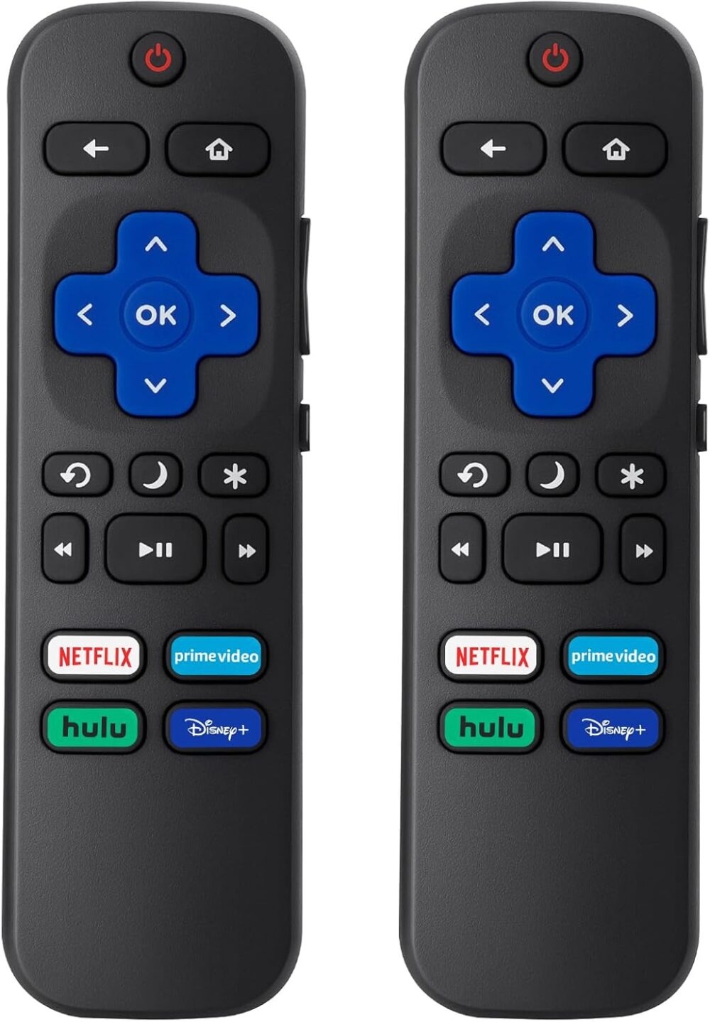 (Pack of 2) Replacement Remote Control Compatible for Roku TV,for TCL Roku/for Hisense Roku/for Onn Roku(Not for Roku Stick,Box and Players) - Image 2