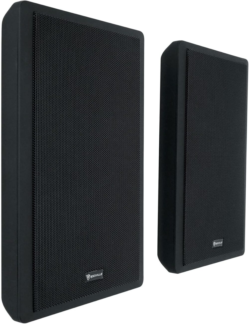 Rockville RockSlim Black 5.25" 240W Home Theater Speakers (2), 8 Ohm, Slim Wall-Mount Design, Clear Audio, Durable Build, for Home Theater Enthusiasts - Image 2