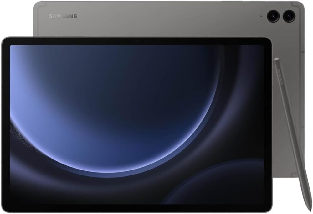 SAMSUNG Galaxy Tab S9 FE+ Plus 12.4” 256GB Android Tablet, Long Battery Life, Powerful Processor, S Pen, 8MP Camera, Lightweight Durable Design, Expandable Storage, US Version, 2023, Gray - Image 2