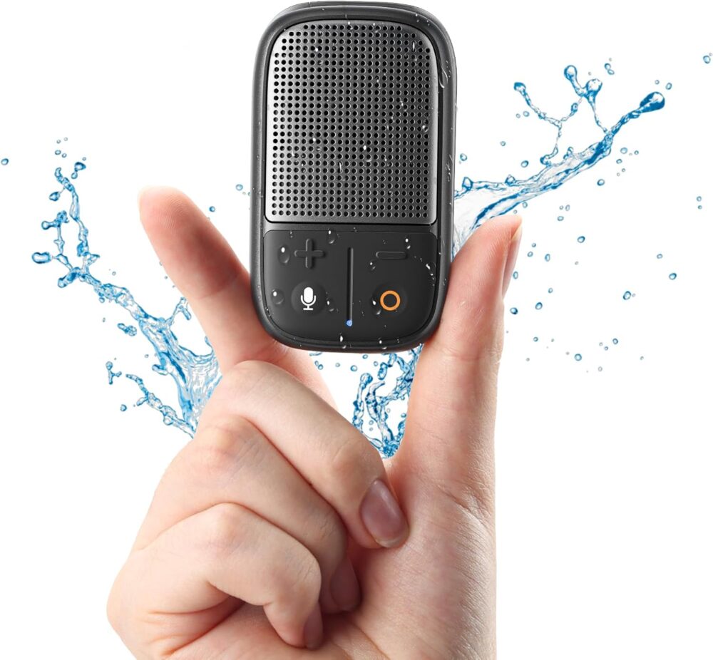 SUPERONE 2025 Upgrade Wearable Bluetooth Speaker with Voice Assistant & Mic, IPX7 Waterproof Clip-on Portable Speaker, TWS Pairing, Up to 30H of Play, Supports Siri/Google/Alexa - Image 2