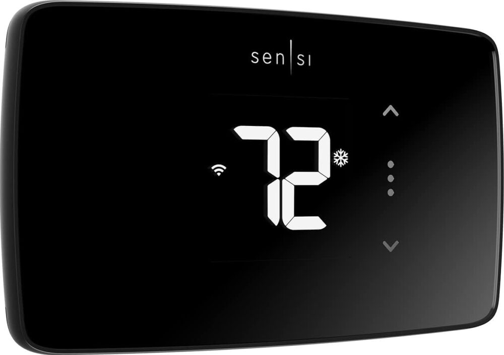 Sensi Lite Smart Thermostat, Data Privacy, Programmable, Wi-Fi, Easy DIY, Works With Alexa, Energy Star Certified, ST25, Most Systems C-Wire Not Required, Except On Heat/Cool Only and Heat Pump System - Image 2
