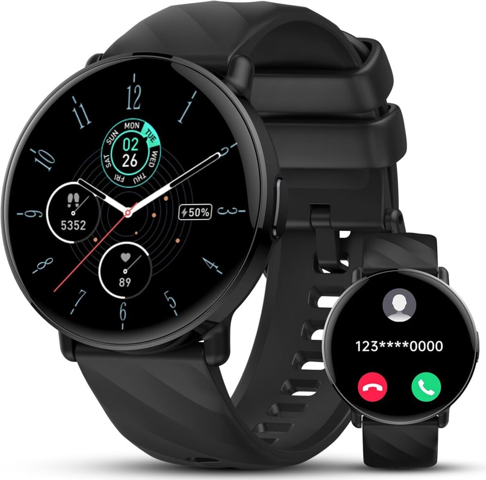 Smart Watch for Men Women with Call/Text Reminder, 1.39" HD Touch Screen Fitness Watch, Activity Tracker Heart Rate/Sleep/Spo2/Steps/Calories Monitor, 112+ Sport Mode, Smartwatch for Android iOS - Image 2