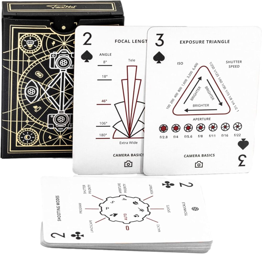 The Photography Deck - Photography Cheat Sheet Cards - Camera Settings Cheat Sheets - Photography Idea Cards - Essential Shooting Guide - Photography Tips Reference Card - Quick Tip Photo Cards - Image 2