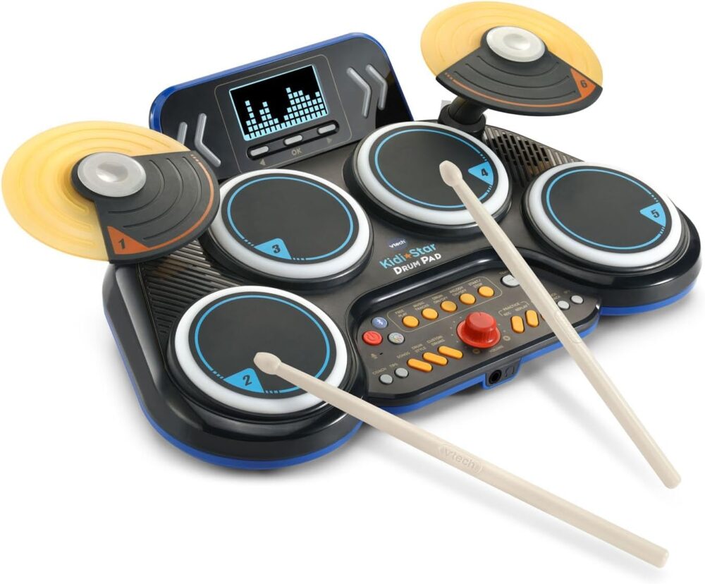 VTech Kidi Star Drum Pad, Black - Image 2