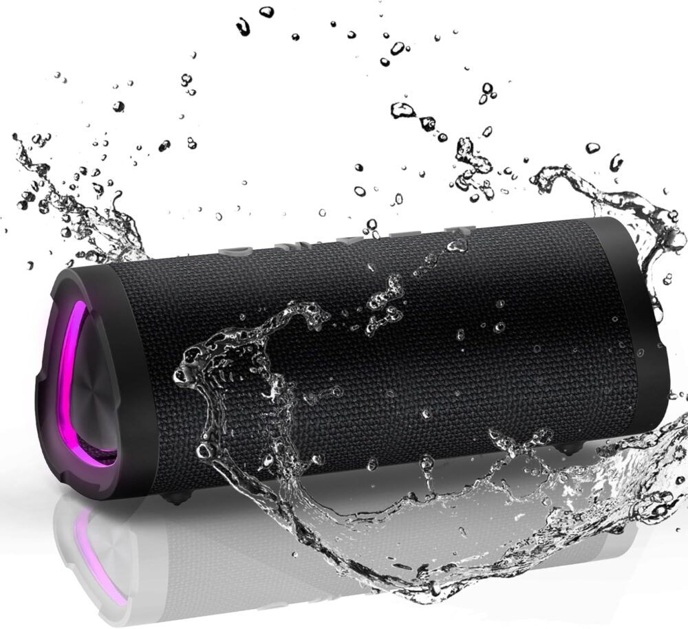 Vanzon Bluetooth Speakers, V40 Portable Wireless Speaker V5.0 with 24W Loud Stereo Sound, 24H Playtime, TWS & IPX7 Waterproof, Suitable for Travel, Home and Outdoors - Image 2