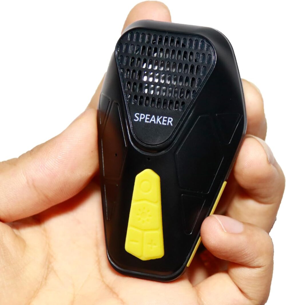 Wearable Bluetooth Speaker with Built-in Microphone Hands-Free Calling IP56 Waterproof Wireless Speaker with Built-in Lighting for Biking Portable Wearable Audio Device for Outdoor Activities 1 - Image 2