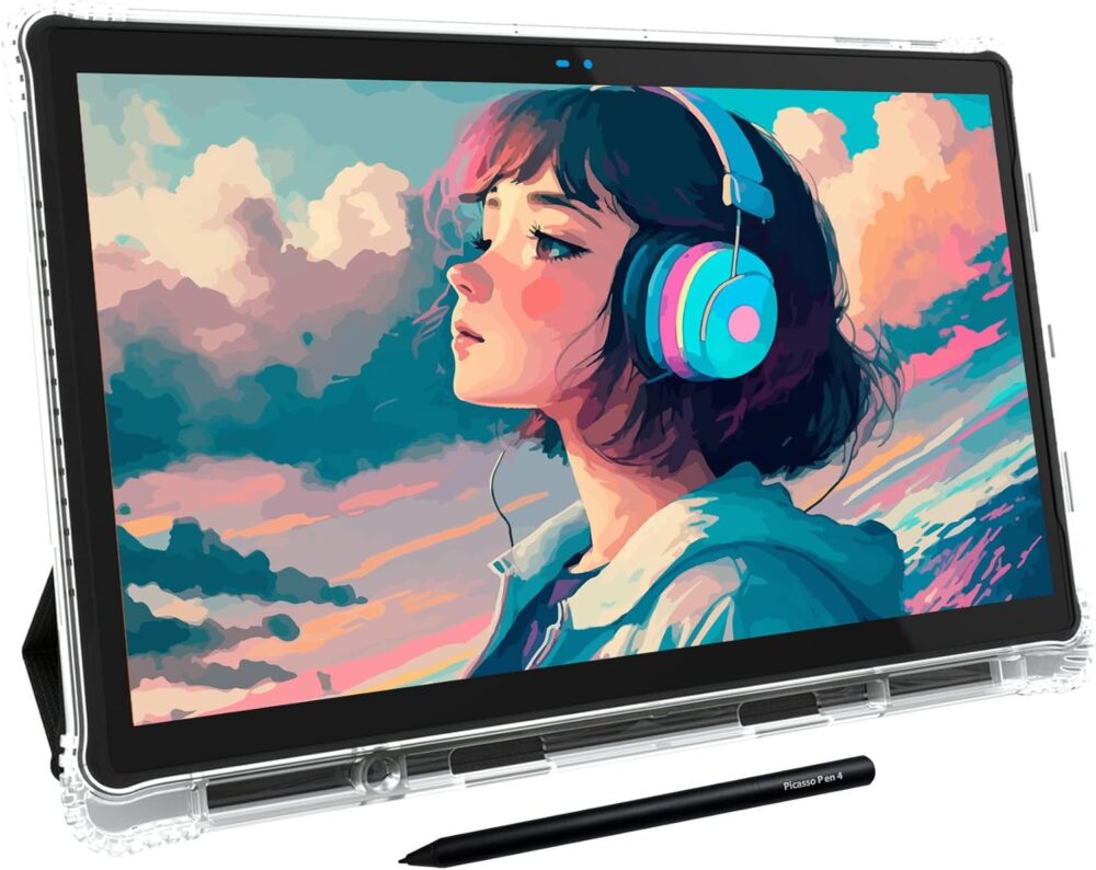 X14 Largest Standalone Drawing Tablet • PicassoTab • No Computer Needed • Pro Drawing Apps & Tutorials • 14 Inch Screen • Stylus Pen • Portable • Best Gift for a Digital Graphic Artist • PCX14 - Image 2