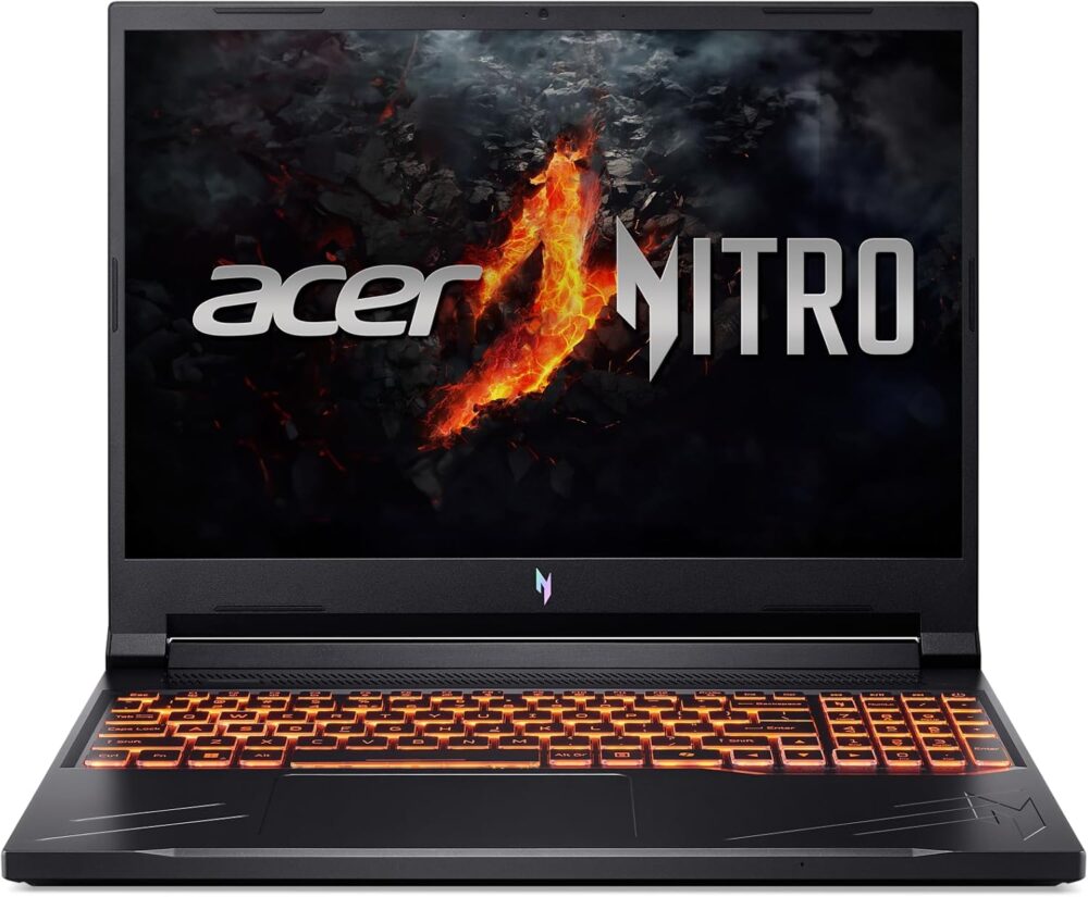 acer Nitro V Gaming Laptop | AMD Ryzen 7 8845HS Octa-Core AI Capable Processor | NVIDIA GeForce RTX 4060 GPU | 16" WUXGA IPS 165Hz Display | 16GB DDR5 | 1TB Gen 4 SSD | Wi-Fi 6E | ANV16-41-R5J0 - Image 2