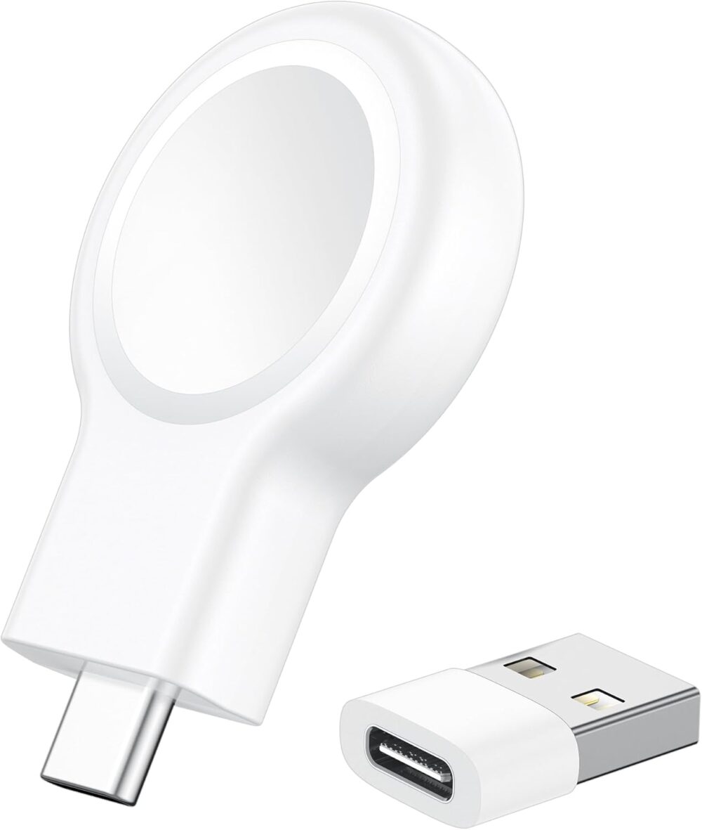 𝟐𝟎𝟐𝟓 𝐔𝐩𝐠𝐫𝐚𝐝𝐞 for Apple Watch Charger,Magnetic Portable iWatch Charger USB C&USB A Fast Wireless Charging Travel Watch Charger for iWatch Ultra2/Ultra/SE2/SE Series 10/9/8/7/6/5/4/3/2/1 - Image 2